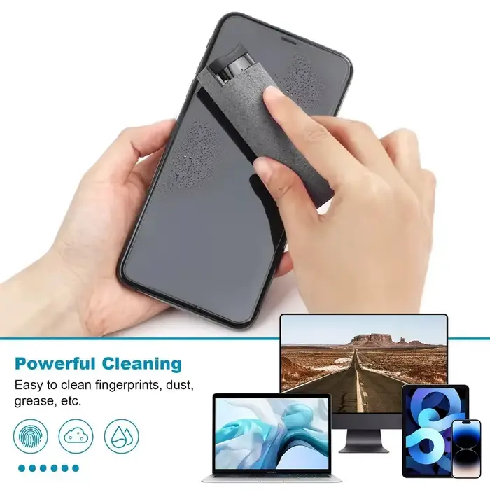 Nettoyant pour écran de téléphone 2 en 1
