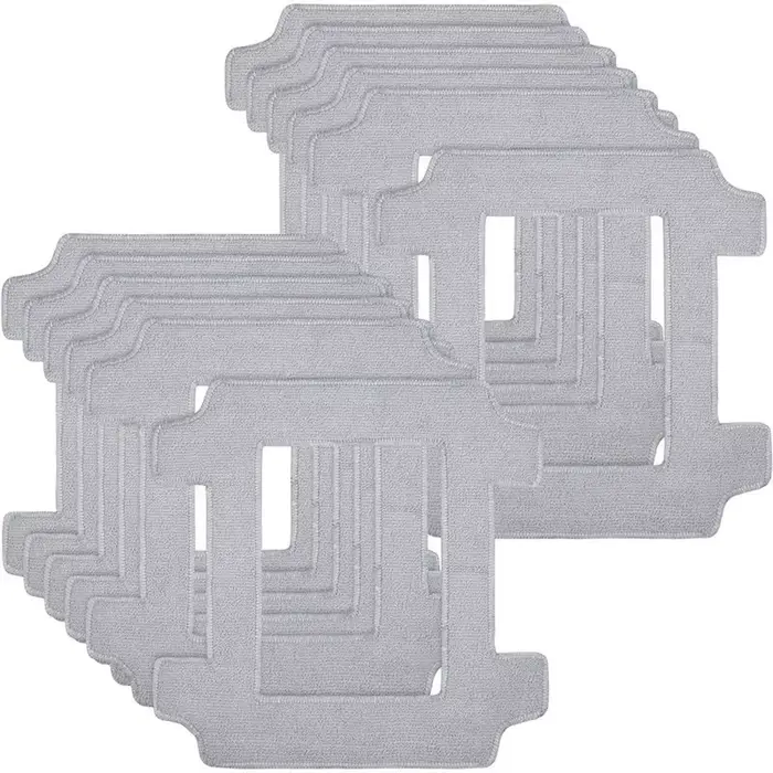 B64B-12 Pack Machine à laver chiffons de nettoyage en microfibre pour Ecovacs Winbot W2S/W2S Omni fenêtre Robot accessoires ling