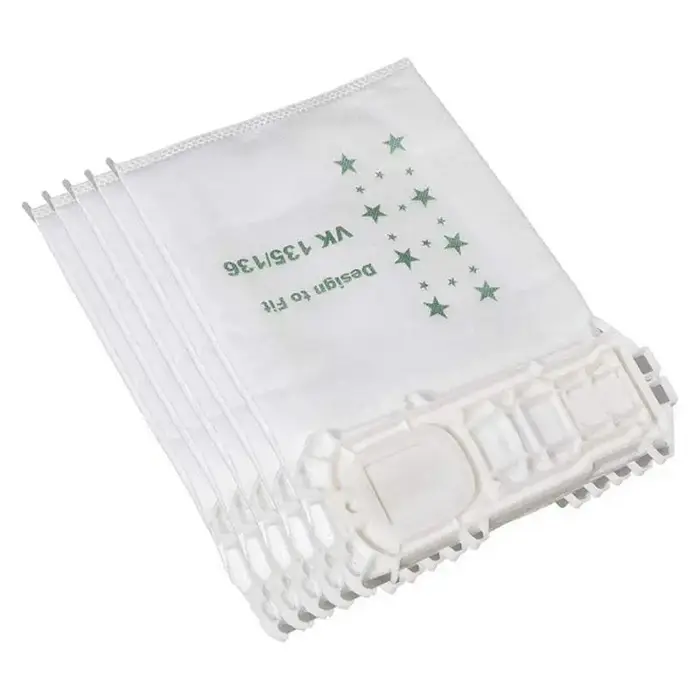 AFOURT-Accessoires pour aspirateur, accessoires de nettoyage, adaptés au Vorwerk VK135 VK136, 20 sacs à poussière + 2 désodorisants