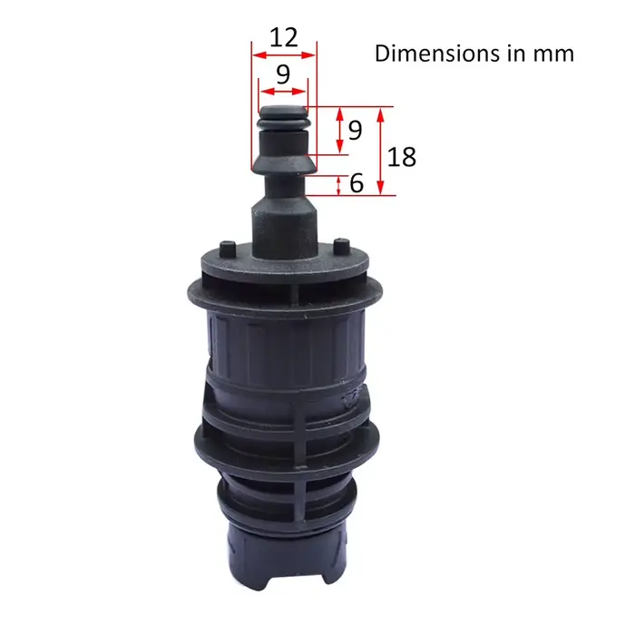 Buse de pulvérisation à jet pour lave-auto, nettoyeur haute pression, turbo rotatif, buse réglable p