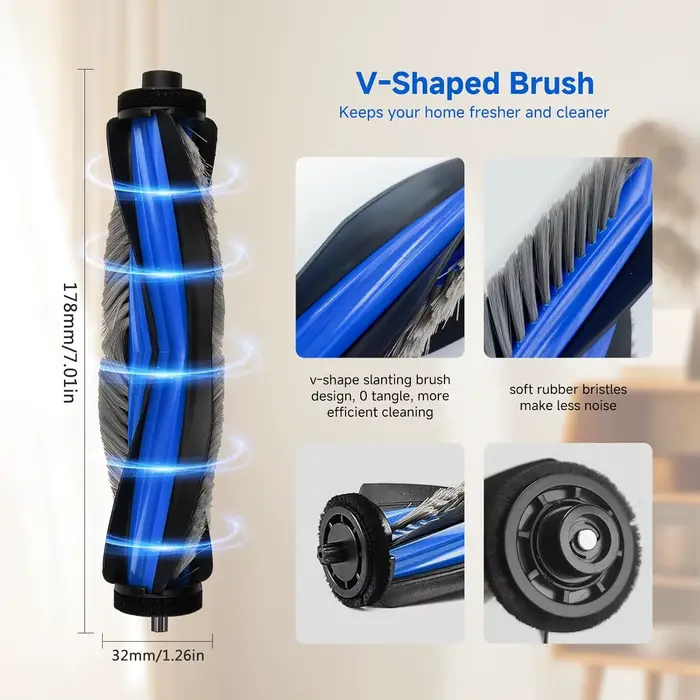 Accessoires compatibles pour aspirateur Ecovacs Deebot T50 Max / T50 Max Pro Omni / T50 Max