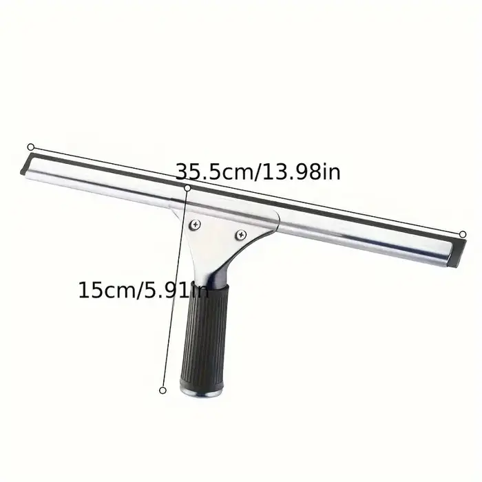 Nettoyeur de vitres en acier inoxydable, raclette pour salle de bain, vitres de voiture, hôtel, rest
