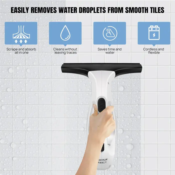 Nettoyeur de vitres électrique multifonctionnel sans fil