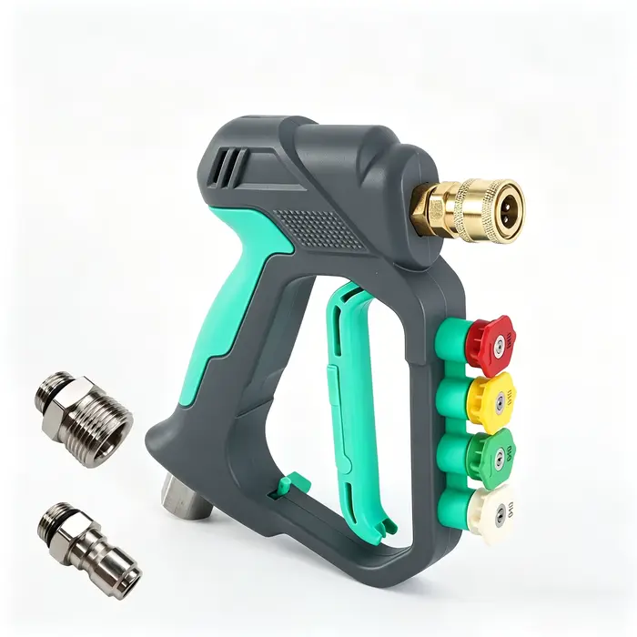 Pistolet de lavage haute pression avec 4 buses colorées