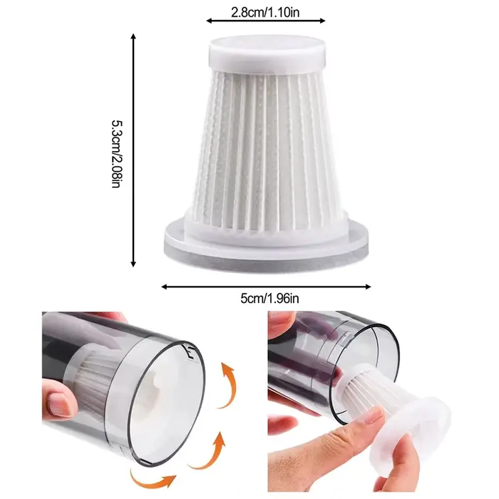 Filtre d'aspirateur de voiture de remplacement