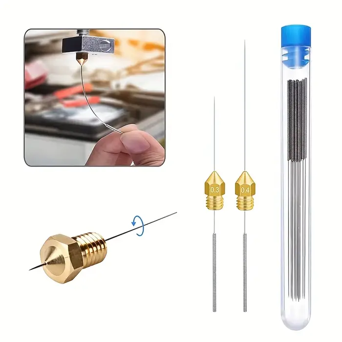 Kit de buse de nettoyage en acier inoxydable