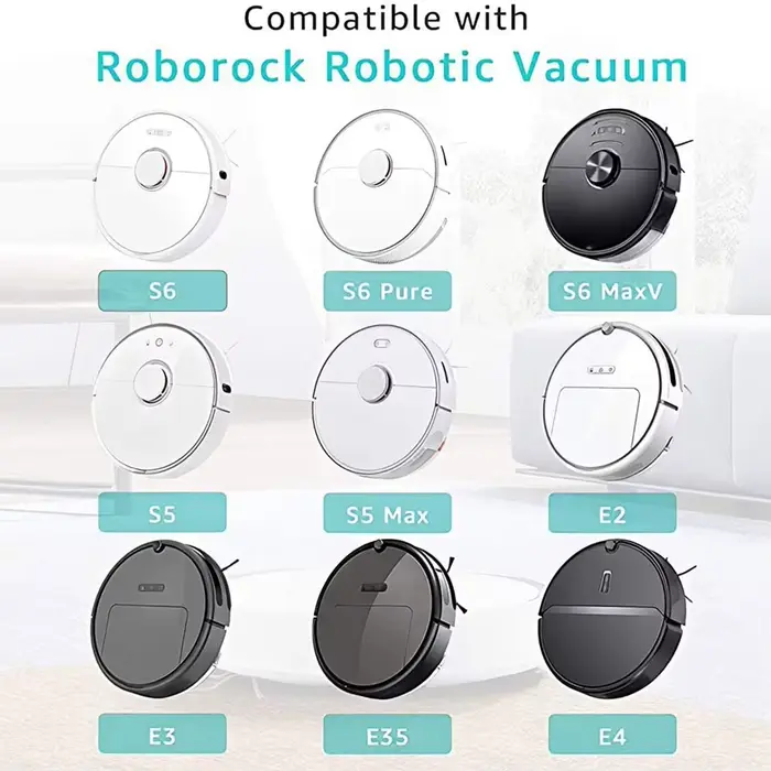 Kit d'accessoires pour aspirateur robot Xiaomi Roborock S6 Maxv S6 Pure S6 E4 S5 S5 Max E35 E25 E20 S50 S51