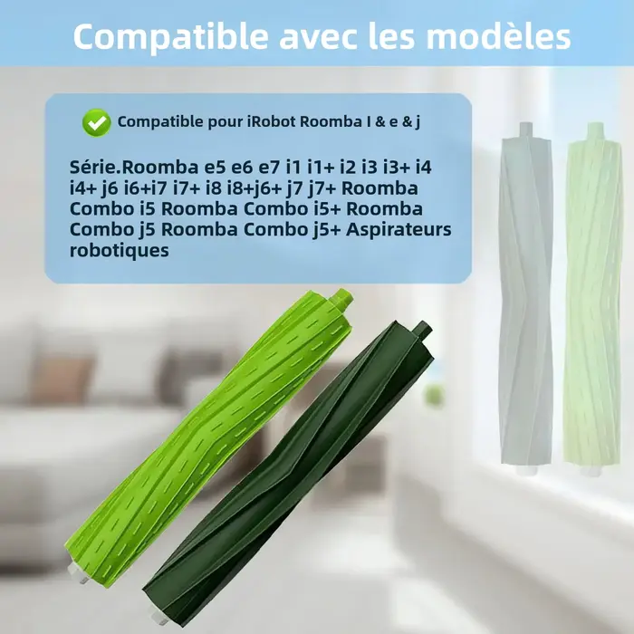 Pièces de brosses à rouleau pour aspirateur Robot IRobot Roomba série I E J I7 I7 + I3 I3 + I4 I6 I6 + I8 + Plus E5 E6 E7 J7 J7Plus