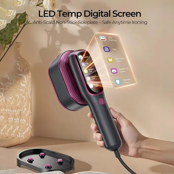 Nouveau modèle professionnel vêtement vapeur 1200W chauffage rapide Portable vêtements tissu