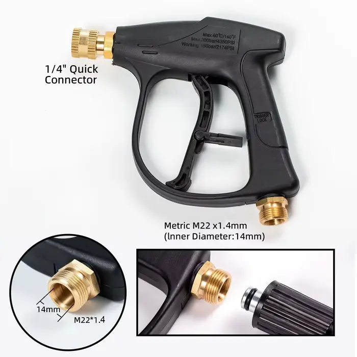 Pistolet de lavage haute pression
