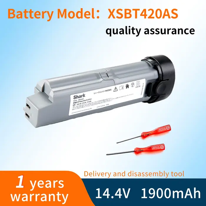 XSBT420AS-Batterie pour aspirateur sans fil Shlavabo, série XSBT420UK, WS640, WS640AE, WS642, WS642A