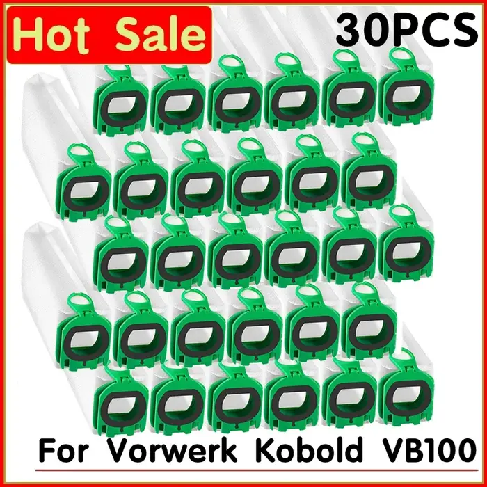Filtre à vide Premium sac à poussière pour Vorwerk Kobold VB100 FP100 VB 100 FP 100 pièces de rechange accessoires Kit sac d'aspirateur