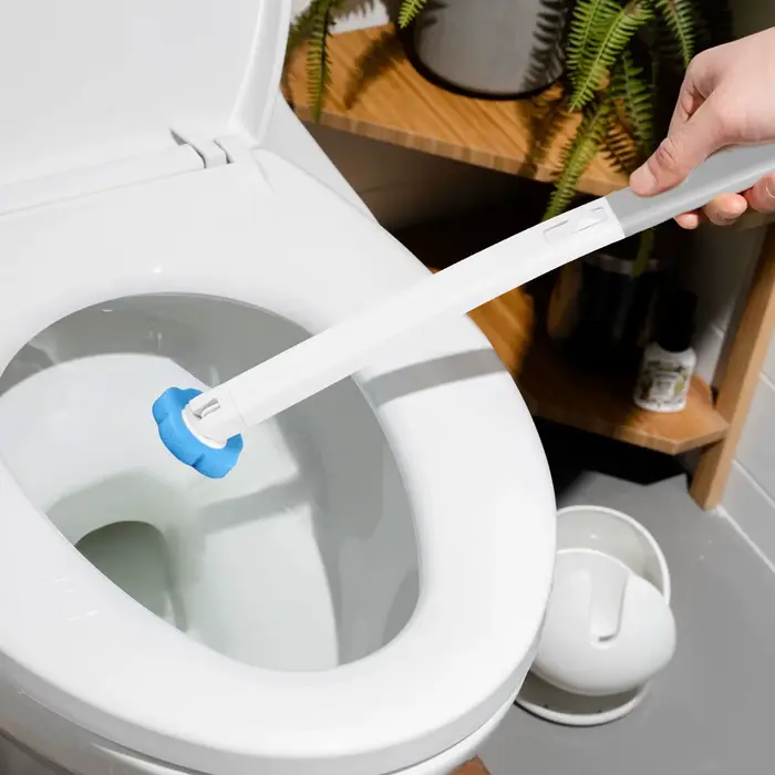 Kit de nettoyage de tête de rechange jetable pour brosse de toilette