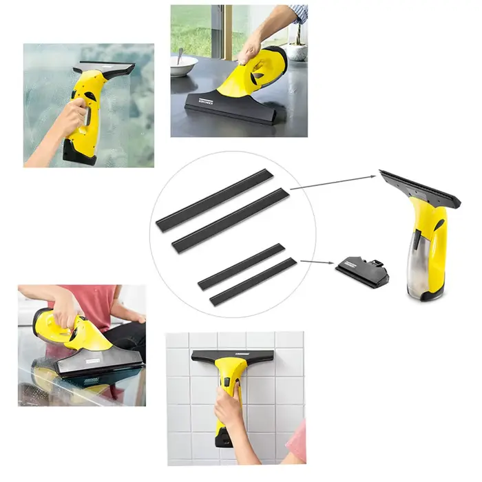 Raclette en caoutchouc pour aspirateur de vitres Karcher WV50 WV2