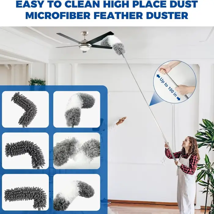 Brosse plumeau en microfibre de 2.8M