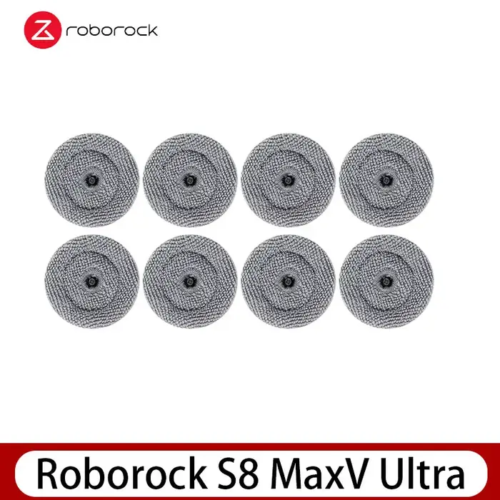 Roborock S8 MaxV Ultra Robot aspirateur pièces de rechange brosses latérales principales tissus de vadrouille filtres HEPA sacs à poussière accessoires