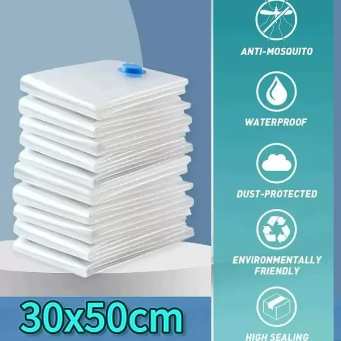 Sac sous vide pour vêtements, sac sous vide avec pompe, essentiels de voyage, sacs peu encombrants p