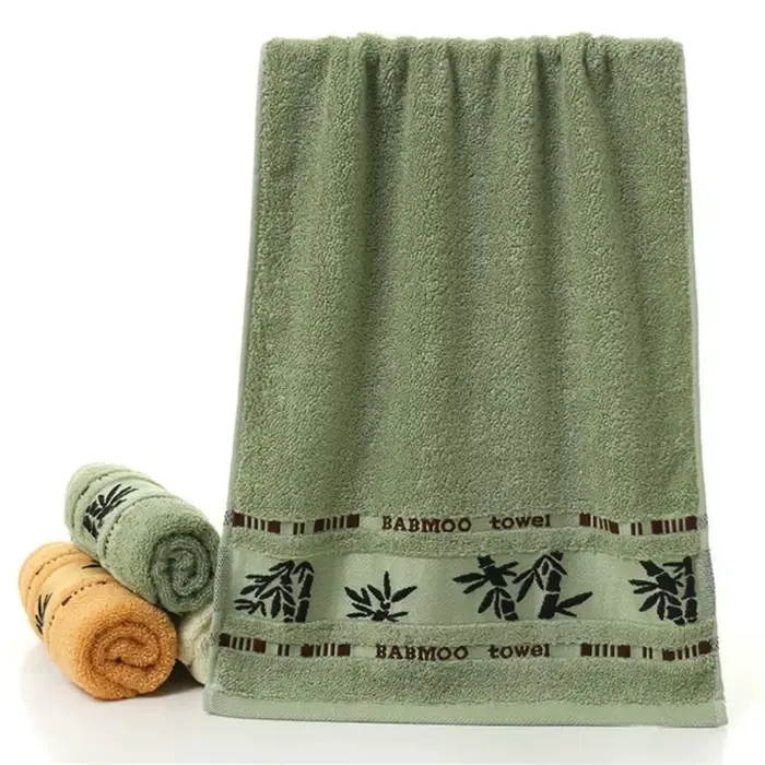 Ensembles de serviettes en fibre de bambou pour adultes, serviettes de bain pour la maison, serviett