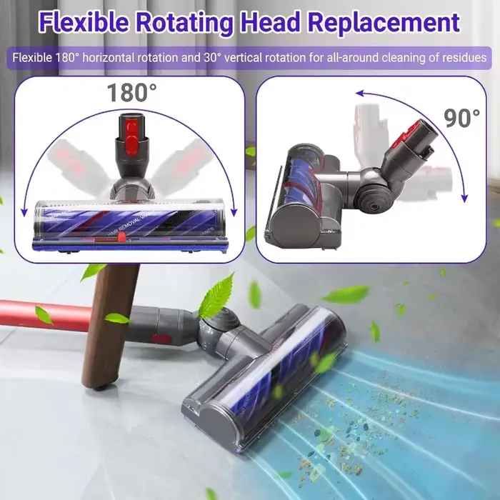 Tête d'aspirateur à entraînement direct pour Dyson V7 V8 V10 V11 V15