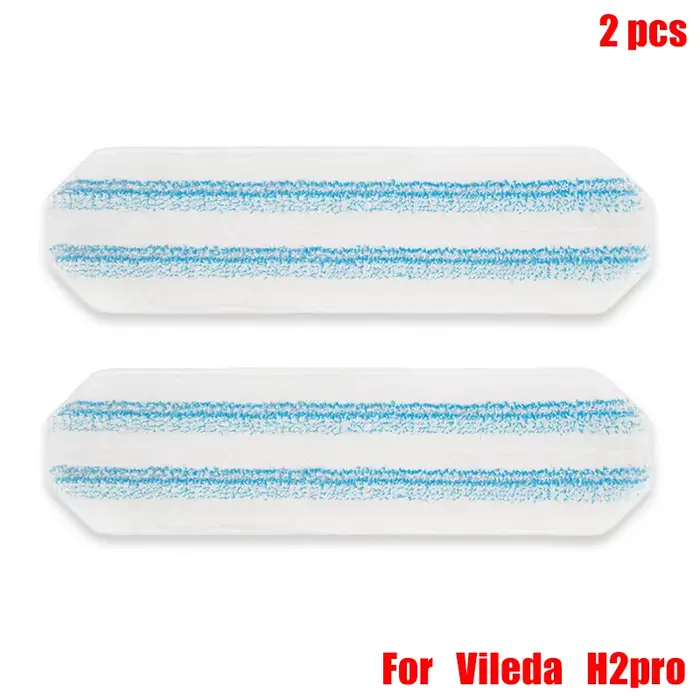 Tampons de rechange pour balai plat Vileda H2prO / 0-Cedar H2prO, en microfibre, lavables et réutili