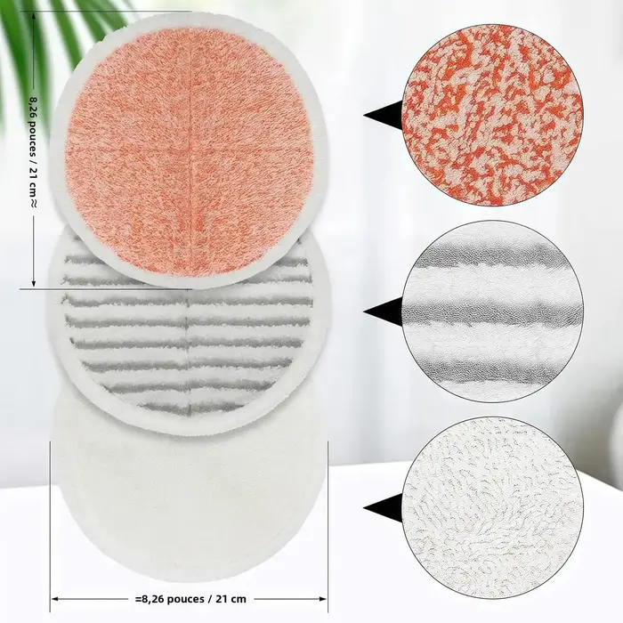 Tampons de rechange pour balai rotatif Bissell Spinwave 20399 23157 23159 2039A 2124A 20393 2039T 2039W 20391 20395 2307 2315A