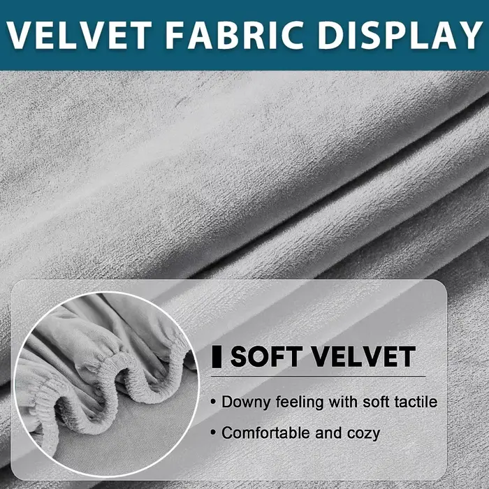 Housses de coussin de canapé en velours pour salon
