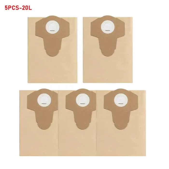 Sac de collecte de poussière 20L 30L, 5/10 pièces, pour Einhell BT-VC1250S/BT-VC1250/TC-VC 18/20 Li 