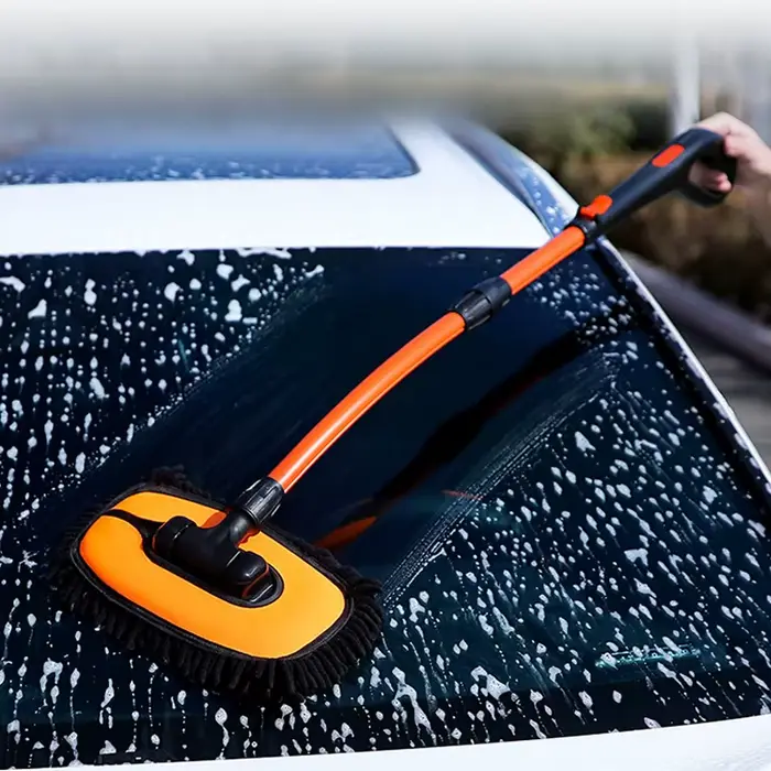 Balai de lavage de voiture universel à grande poignée