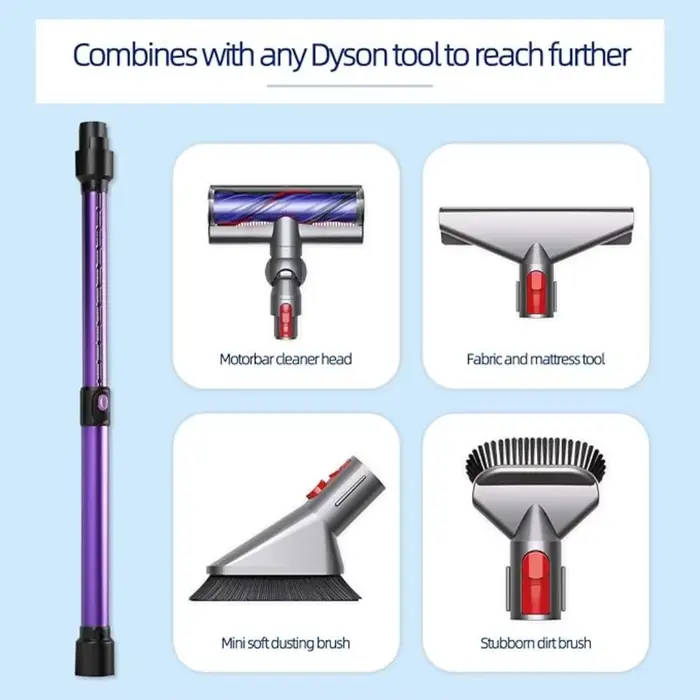 Tige d'extension pour aspirateur Dyson V15 V7 V8 V10 V11