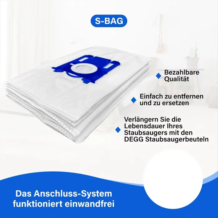 * AA60I Sacs d'aspirateur paquet de 20 pour aspirateur Philips AEG et Electrolux - Sacs d'aspirateur