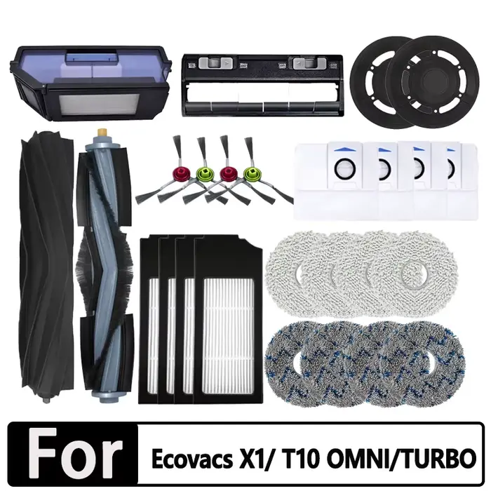 Accessoires pour aspirateur Robot Ecovacs Deebot T10 / X1 OMNI / TURBO, pièces pour aspirateur Robot