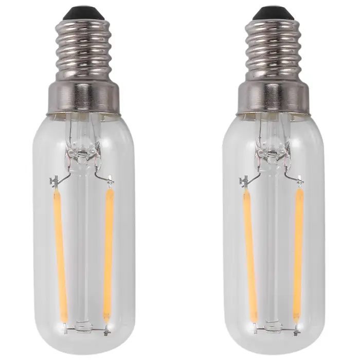 Ampoule LED blanche chaude pour hotte, 2 pièces, E14, 3W