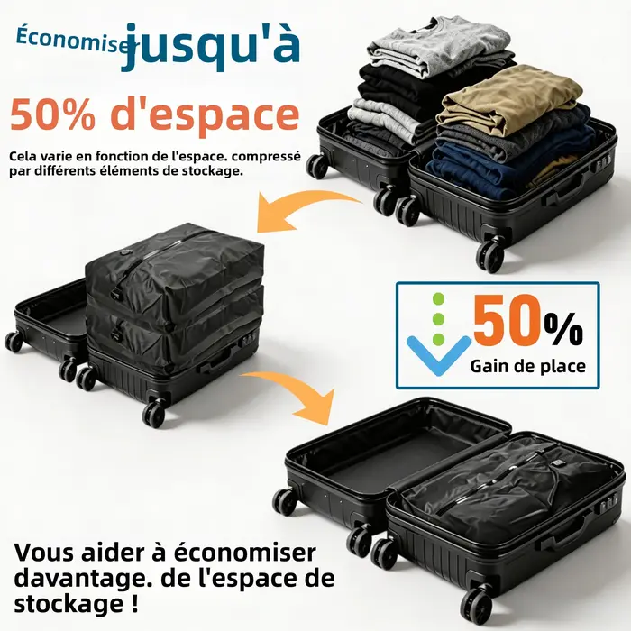 Sacs de rangement sous vide