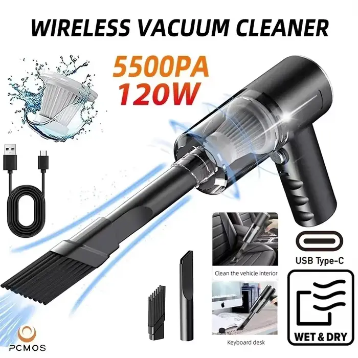 Aspirateur sans fil double usage pour la maison et la voiture
