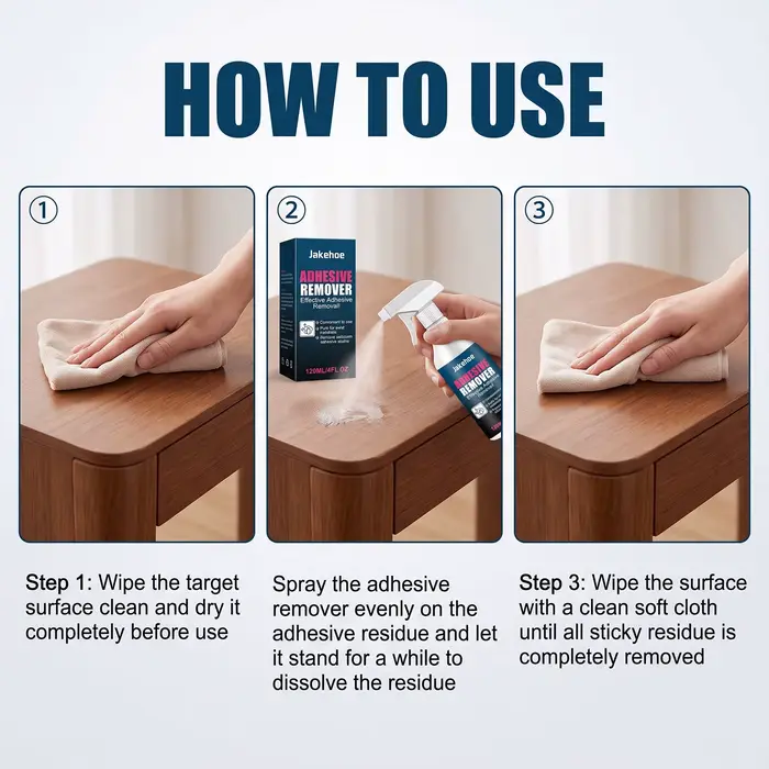 Nettoyant Adhésif Multi-Surfaces Éliminateur de Résidus de Colle