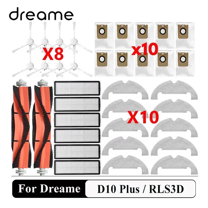 Accessoires pour robots aspirateurs Dreame Bot D10 Plus / RLS3D / Z10 Pro / L10