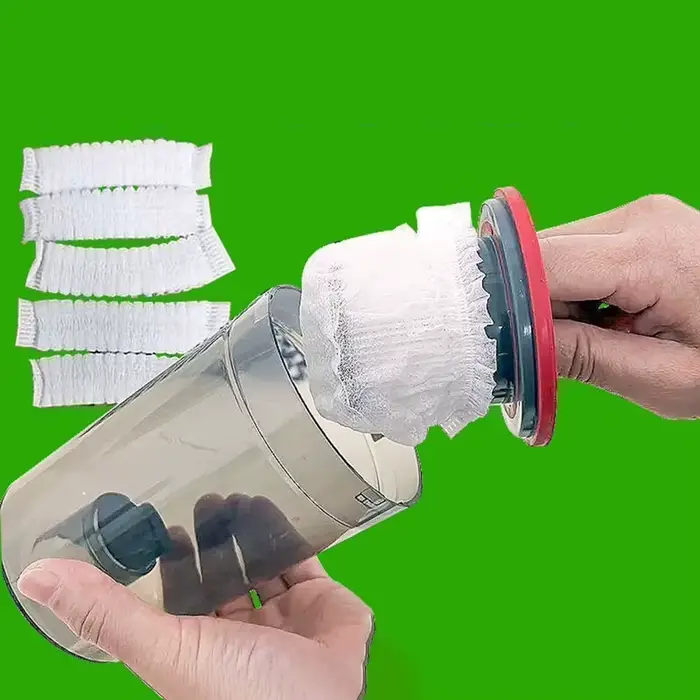 100 pièces jetable aspirateur filtre couvercle de protection Non-tissé tissu dépoussiérage
