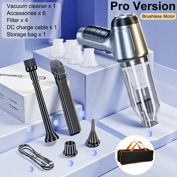 Aspirateur portable sans fil pour voiture et maison