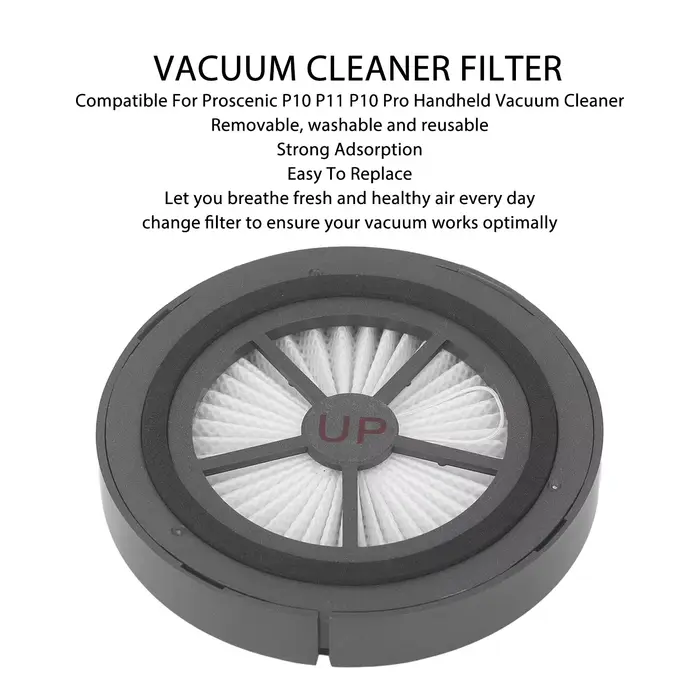 Filtre d'aspirateur compatible avec Proscenic P10, P11, P10 Pro, accessoires de détermination