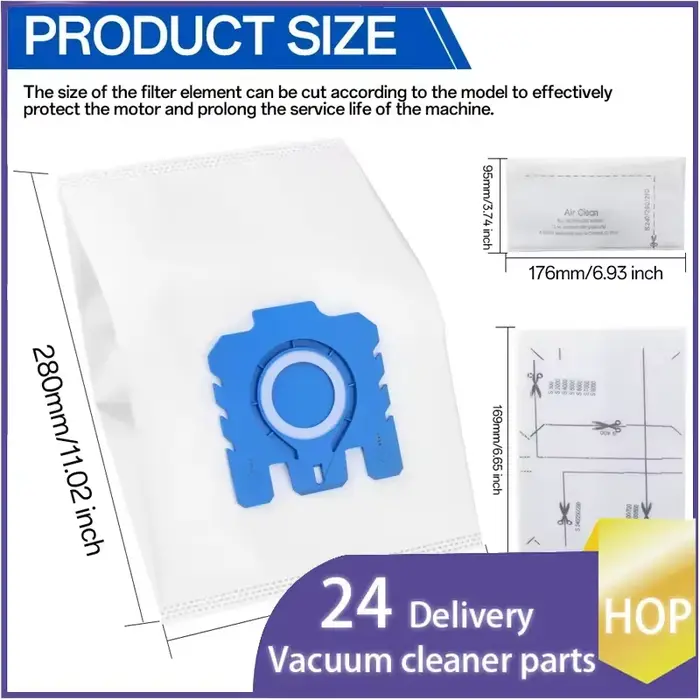 Sacs de remplacement 3D Airclean pour aspirateurs Miele GN Classic C1 Complete C1 C2 C3 S227 S240 S270 S400 S2 S5 S8