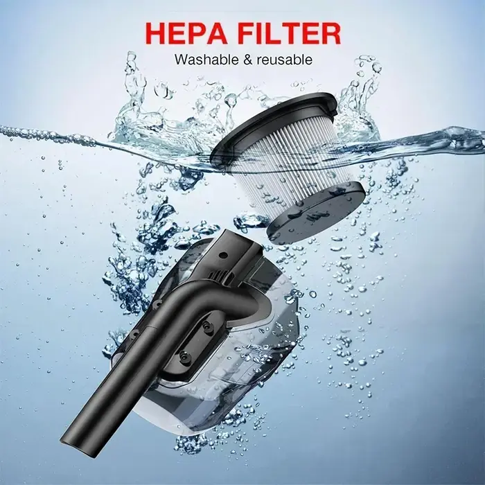 Aspirateur à main sans brosse sans fil pour sol/tapis/voiture/poils d'animaux de compagnie