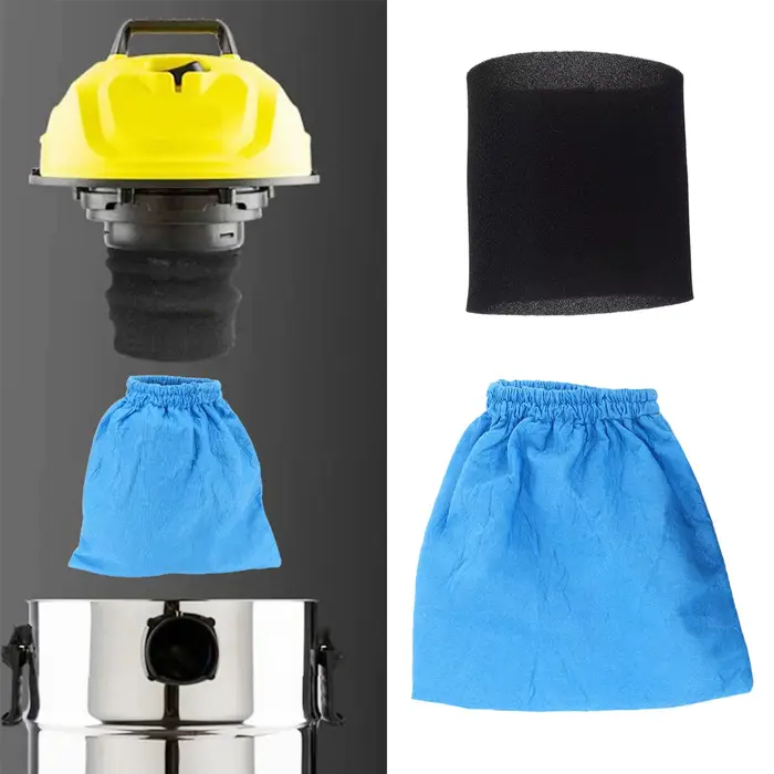 Sacs Filtrants en Textile pour Karcher MV1 WD1 Wwiches WD3