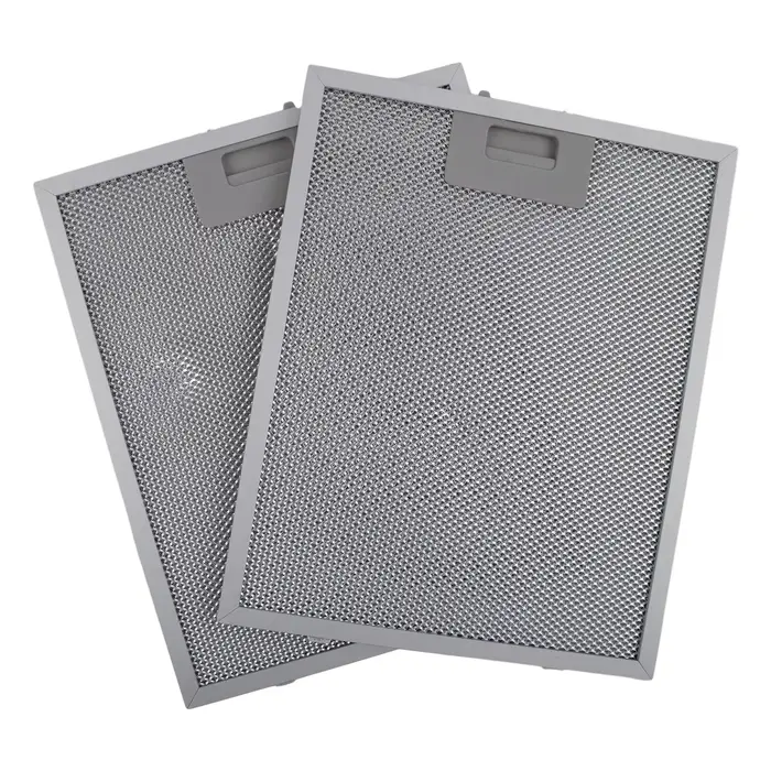 2 pièces/ensemble filtre de hotte de cuisine Ventilation aspirateur en aluminium 26x32CM extracteur