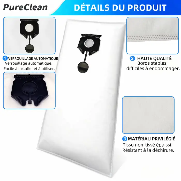 Sacs pour aspirateur Kärcher NT30/1 (2.889-154.0)