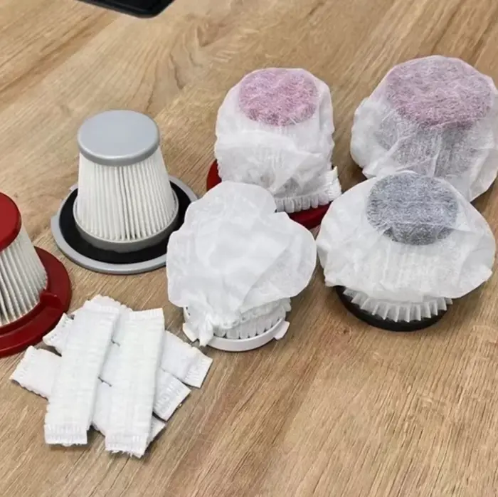 100 pièces jetable maison aspirateur filtre maille Durable