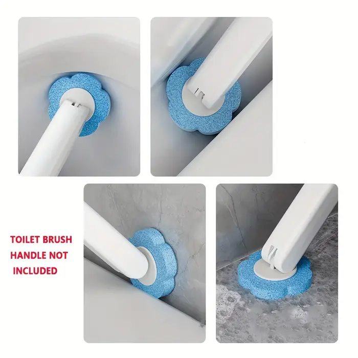 Têtes de brosse de toilette jetables