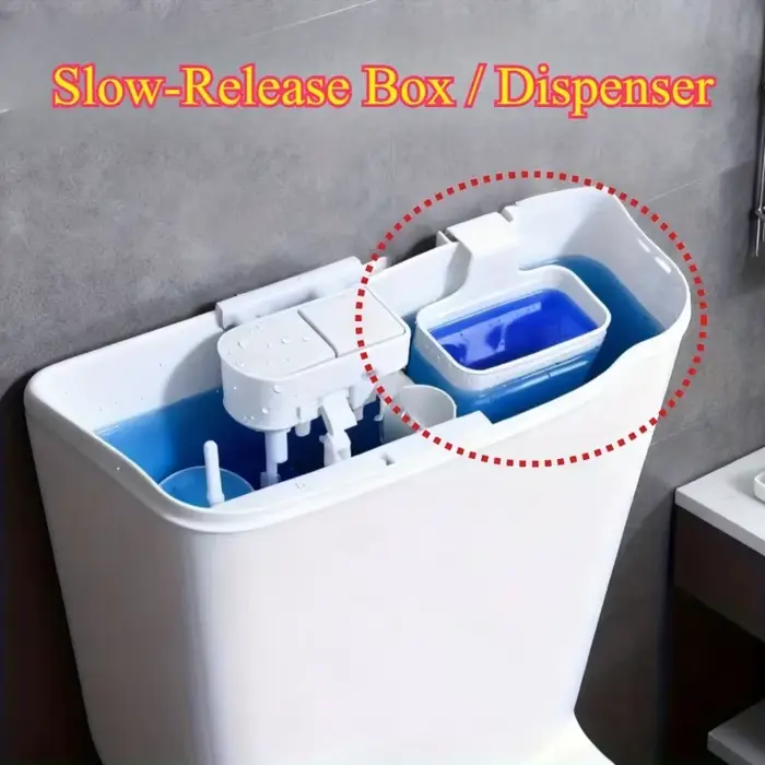 Boîte de nettoyant pour cuvettes de toilettes | Distributeur suspendu à libération lente pour réservoirs