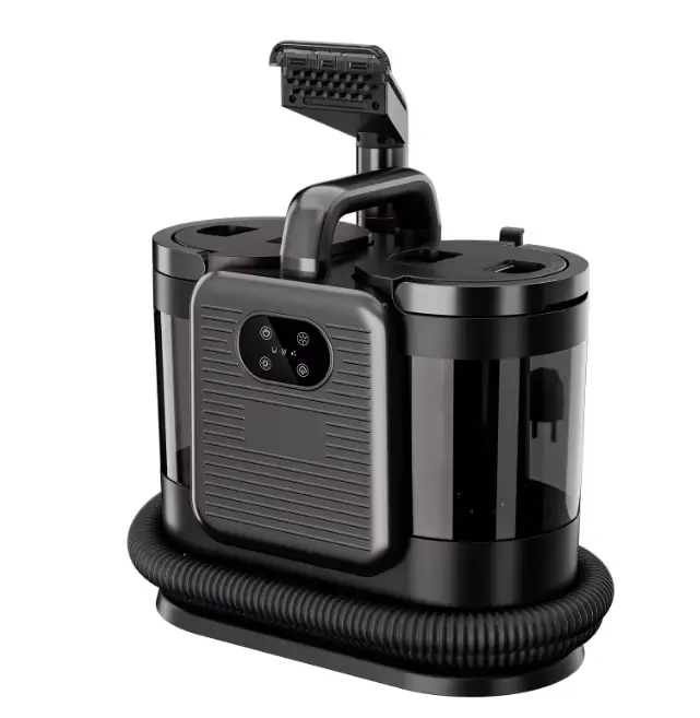 Nettoyeur vapeur portable 1800W, machine à vapeur à double réservoir avec filtre à eau chauffée pour