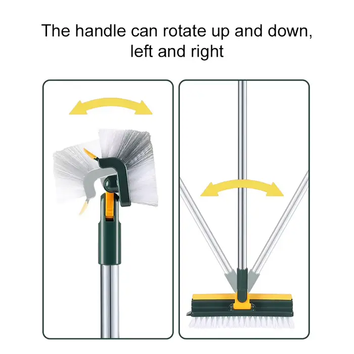 Brosse de nettoyage de sol 3 en 1 180 °