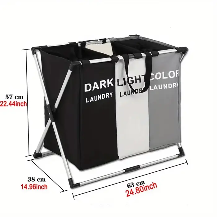 1-3 grilles panier à linge pliable vêtements sales organisateur salle de bain panier de rangement ét